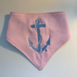 Pink Baby Bib with Achor