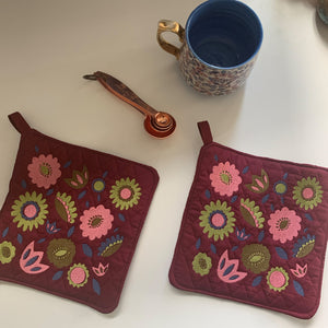 Pot Holder Set | Sweet Spring Colorway